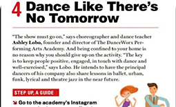 Print News Media of Online Dance Academy The Dance Worx